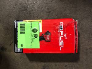 lot 64 image: Milwaukee M18 FUEL 18V Lithium-Ion Brushless Cordless 14 in. Hex Impact Driver (Tool-Only) Customer Returns See Pictures