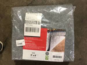 lot 65 image: 5 inch x 8 inch  Non-Slip Rug Pad Customer Returns See Pictures