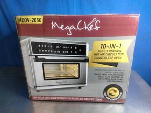 lot 16 image: MegaChef 10-in-1 Electronic Multifunction 360 Degree Hot Air Technology Countertop Oven