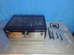 lot 24 image: Yamaha RX-V6A 7.2-channel AV receiver.