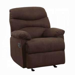 lot 30 image: ACME Arcadia Motion Recliner in Chocolate Microfiber