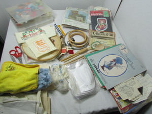 lot 37 image: Cross Stitch Items