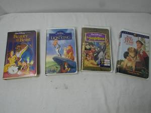 lot 69 image: Vintage VHS Disney Movies
