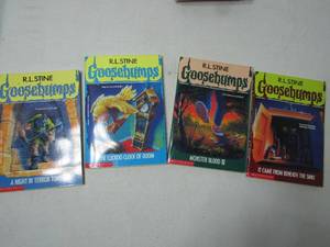 lot 83 image: Vintage Goose Bumps Soft Cover Series Books