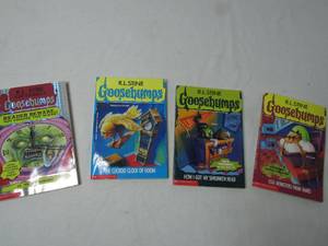 lot 86 image: Vintage Goose Bump Soft Cover Series Books