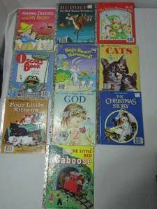 lot 92 image: Children Books  A Little Golden Book Series