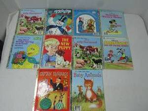 lot 93 image: Children Books A Little Golden Book Series