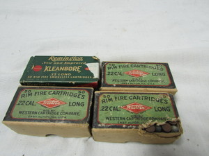 lot 140 image: Vintage .22 Caliber Ammo