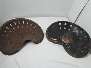 lot 166 image: Vintage Tractor Seats