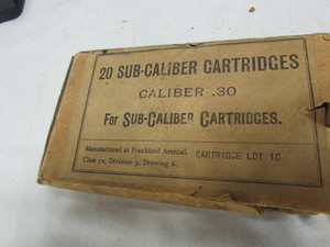 lot 182 image: .30 Vintage Ammo
