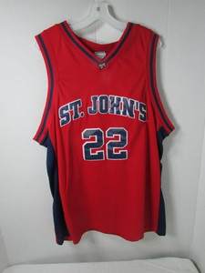 lot 191 image: Vintage St. Johns Red Storm Basketball Jersey