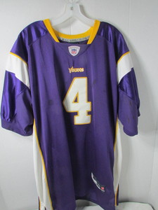 lot 196 image: MN Vikings Brett Favre Jersey