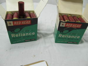 lot 137 image: Vintage Red Head Shot Shells