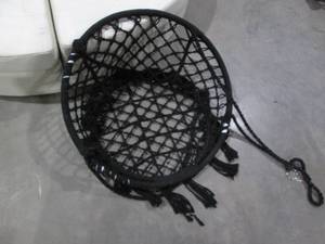 lot 128 image: Metal framed Braided rope hang anyw...