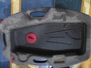 lot 167 image: Heavy duty Flo-tool drain oil pan a...