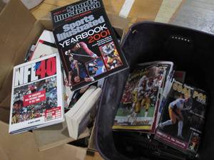 lot 173 image: Tote and box containing Vintage Boo...