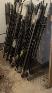 lot 11 image: Huge lot of Decorative Metal Stair Spindles and Balusters 100pcs