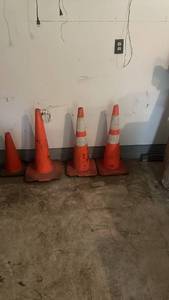 lot 25 image: Orange TrafficBarrier Safety Cone lot