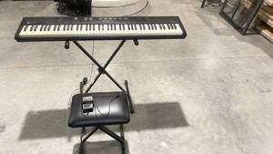 lot 30 image: Williams Digital Piano with Stand, Bench, Pedal, and Power Adapter