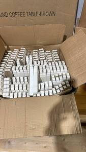 lot 60 image: Box of Holley Moulding 1x1x8 in. MDF Inside Corner Pieces