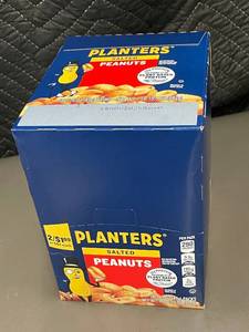 lot 11 image: FR M - Planters Salted Peanuts 18-Pack Box