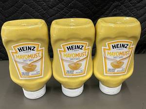 lot 28 image: VA 3 - Heinz Mayomust Saucy Sauce 3-Pack 19oz Bottles (Best by 042025)
