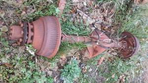 lot 339 image: Vintage Axles  Used, Rusted Condition.