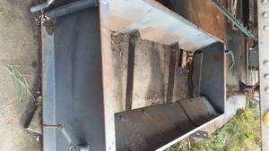 lot 344 image: Metal Box Blade. 42 in. W x 8 ft. L Approx.