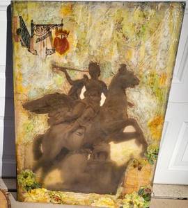 lot 86 image: Mixed Media Collage Art by Kelly Renae