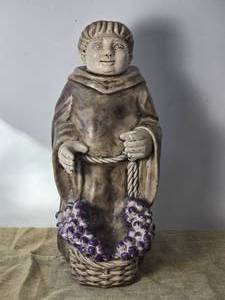 lot 160 image: Charming Resin Monk Statuette