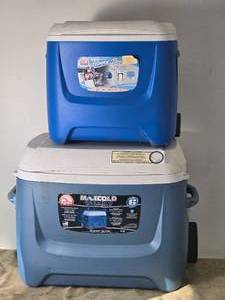 lot 161 image: Hard Case Cooler Pair