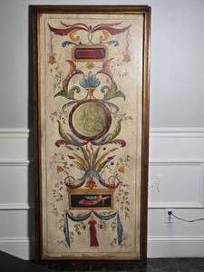 lot 6 image: Brilliant Louis XVI Style Fine Art Panel - Trevor James Company