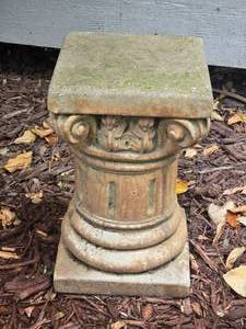 lot 103 image: Classical Miniature Column Concrete Garden Pedestal