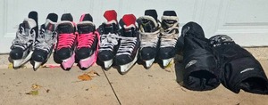 lot 187 image: Pond Hockey Season Bundle  Skates and Gear