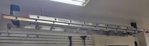 lot 191 image: 20ft Werner Aluminum Extension Ladder