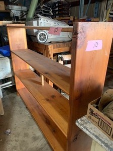 lot 10 image: 5 shelf, lots of misc