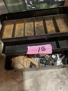lot 15 image: Tool box wcontents, misc