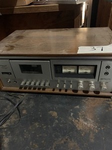 lot 37 image: Cassette deck, cassette case, misc