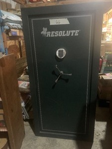 Gun safe, has combination