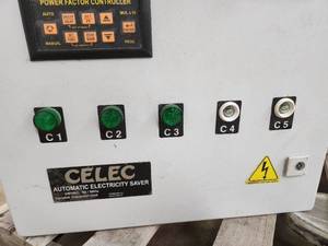 CELEC 15 kVAr 208V Power Factor Controller Panel with Accessories