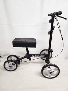 lot 17 image: Elenker Knee Walker Scooter with Adjustable Handlebar and Padded Seat
