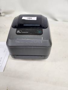 lot 22 image: Zebra GX420t Thermal Label Printer Model GX42-100410-000