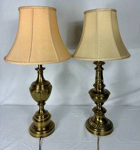 lot 119 image: Set of 2 Stiffel Brass Lamps