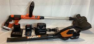 lot 67 image: Cordless Battery Yard TrimmerBlower Lot