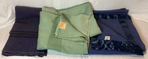lot 59 image: Vintage Blanket Bundle - Hudsons Bay and Fairbo