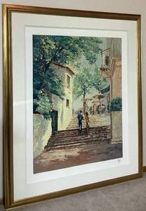 lot 51 image: Foyer Des Artistes Print by Mark King - Martin Lawrence Limited Edition - Large Size 52 x 43