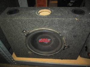 lot 89 image: Optimus 10 2-way Stereo Nox Speake...