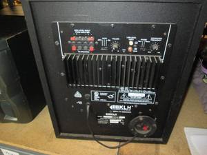lot 125 image: KLH Audio Systems ASW10-120 amplifi...