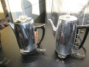 lot 272 image: Pair of electric coffee percolation...