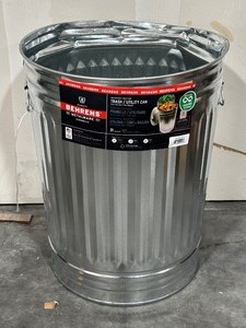 lot 19 image: 31 Gallon Trash Can Damaged